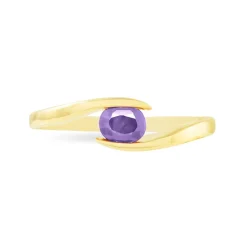 Histoire d'Or Bague Camilia Or Jaune Amethyste Discount