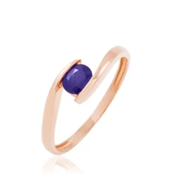 Histoire d'Or Bague Camilia Or Rose Amethyste Clearance