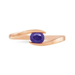 Histoire d'Or Bague Camilia Or Rose Amethyste Clearance