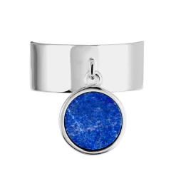 Histoire d'Or Bague Camillo Argent Blanc Lapis Lazuli New