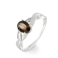 Histoire d'Or Bague Candice Or Blanc Quartz Clearance