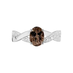 Histoire d'Or Bague Candice Or Blanc Quartz Clearance