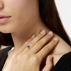 Histoire d'Or Bague Candice or blanc saphir Hot