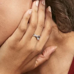 Histoire d'Or Bague Candice Or Blanc Topaze or blanc topaze london blue New