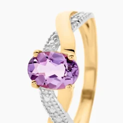 Histoire d'Or Bague Candice Or Jaune Amethyste or jaune amethyste violette Best