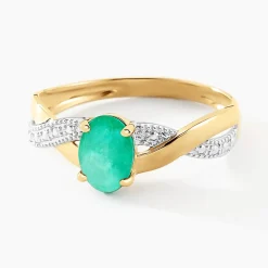 Histoire d'Or Bague Candice Or Jaune Emeraude or jaune émeraude Discount