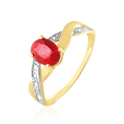 Histoire d'Or Bague Candice or jaune rubis Online