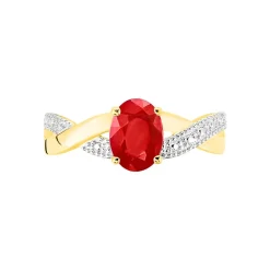 Histoire d'Or Bague Candice or jaune rubis Online