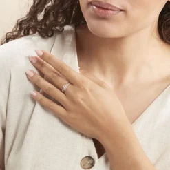 Histoire d'Or Bague Carey Or Blanc Diamant Sale