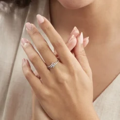 Histoire d'Or Bague Carey Or Blanc Diamant Sale