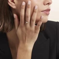 Histoire d'Or Bague Carrol Or Jaune Topaze Oxyde De Zirconium or jaune topaze bleu Discount