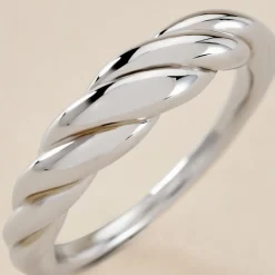 Histoire d'Or Bague Cassiope Argent Blanc Discount