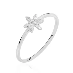 Histoire d'Or Bague Catia Or Blanc Diamant Online