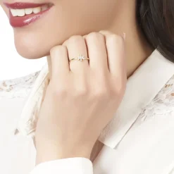 Histoire d'Or Bague Catia Or Blanc Diamant Online