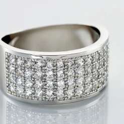 Histoire d'Or Bague Cecelia Argent Blanc Oxyde De Zirconium Outlet