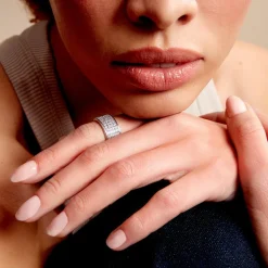 Histoire d'Or Bague Cecelia Argent Blanc Oxyde De Zirconium Outlet