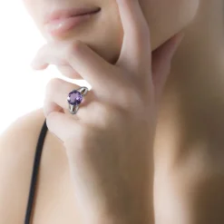 Histoire d'Or Bague Cecile Or Rose Quartz Et Diamant Clearance