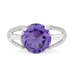 Histoire d'Or Bague Cecile Or Rose Quartz Et Diamant