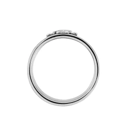 Histoire d'Or Bague Cedric Acier Blanc Clearance