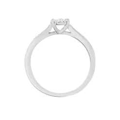 Histoire d'Or Bague Celia or blanc diamant