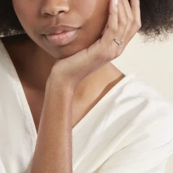 Histoire d'Or Bague Celia or blanc diamant