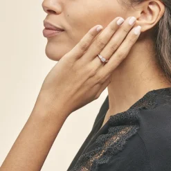 Histoire d'Or Bague Celia or rose diamant New