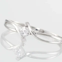 Histoire d'Or Bague Chamirame Or Blanc Oxyde De Zirconium Online