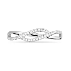 Histoire d'Or Bague Charlye Or Blanc Diamant Outlet