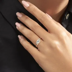 Histoire d'Or Bague Chloe Or Jaune Topaze Et Oxyde De Zirconium or jaune topaze bleue