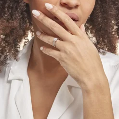 Histoire d'Or Bague Chou Or Blanc Diamant Discount