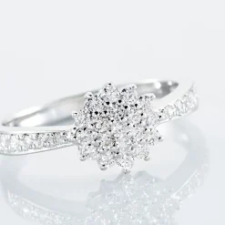 Histoire d'Or Bague Chou or blanc diamant Clearance