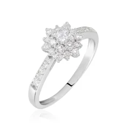 Histoire d'Or Bague Chouchou Platine Blanc Diamant Clearance
