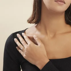 Histoire d'Or Bague Cilka Or Blanc Diamant