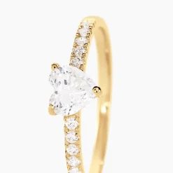 Histoire d'Or Bague Ciriaco Or Jaune Oxyde De Zirconium