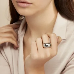 Histoire d'Or Bague Cleoria acier blanc Online