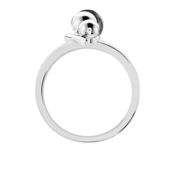 Histoire d'Or Bague Cleya Argent Blanc Céramique Outlet