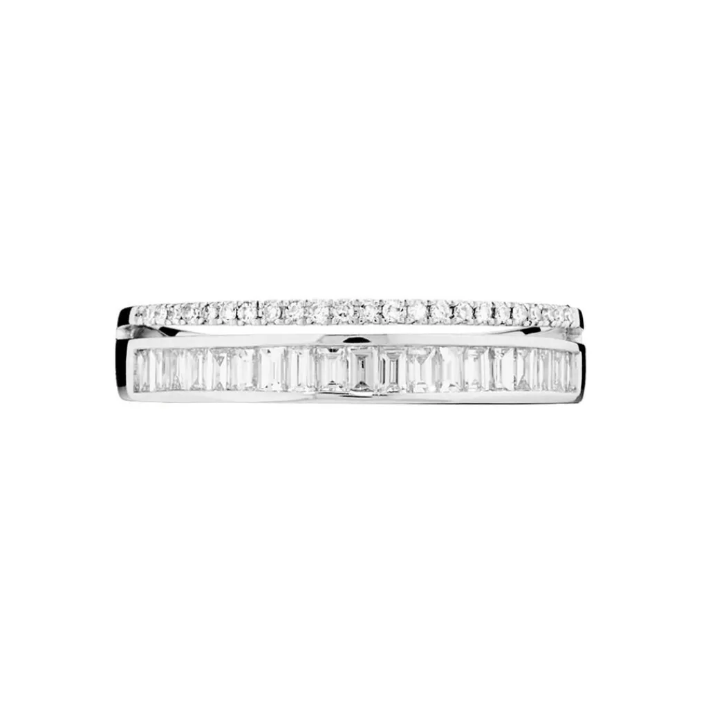 Histoire d'Or Bague Collection 1986 Or Blanc Diamant Clearance