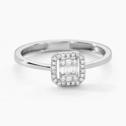 Histoire d'Or Bague Collection 1986 Or Blanc Diamant Online