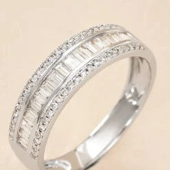 Histoire d'Or Bague Collection 1986 or blanc diamant Hot