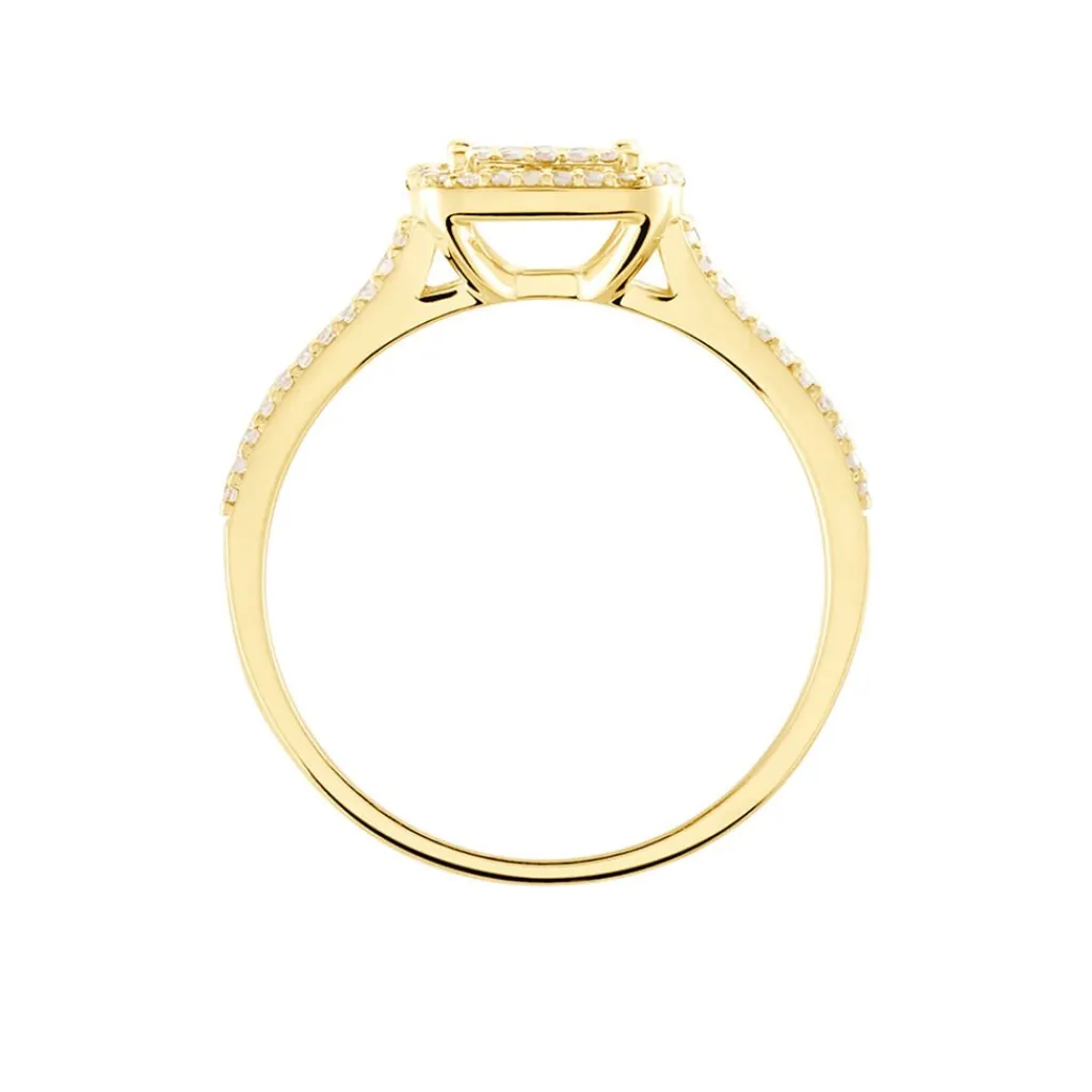 Histoire d'Or Bague Collection 1986 Or Jaune Diamant Best