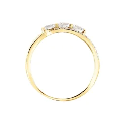 Histoire d'Or Bague Comete De Zirconium or jaune oxyde Outlet