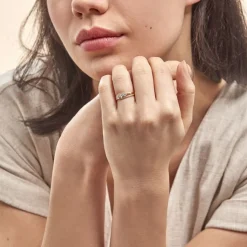 Histoire d'Or Bague Comete De Zirconium or jaune oxyde Outlet