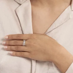 Histoire d'Or Bague Corilitia Or Blanc Diamant Hot