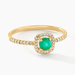 Histoire d'Or Bague Cosimo Or Jaune Emeraude Diamant or jaune émeraude Discount