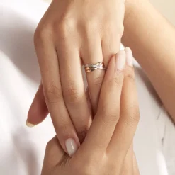 Histoire d'Or Bague Cramitia Or Tricolore Diamant Discount