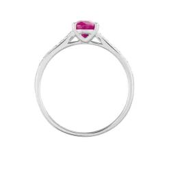 Histoire d'Or Bague Crista Et Diamant or blanc rubis Sale