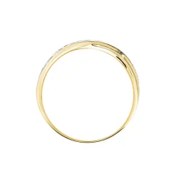 Histoire d'Or Bague Croisee or jaune diamant Hot