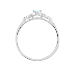 Histoire d'Or Bague Cyprille Or Blanc Topaze Et Oxyde De Zirconium Online