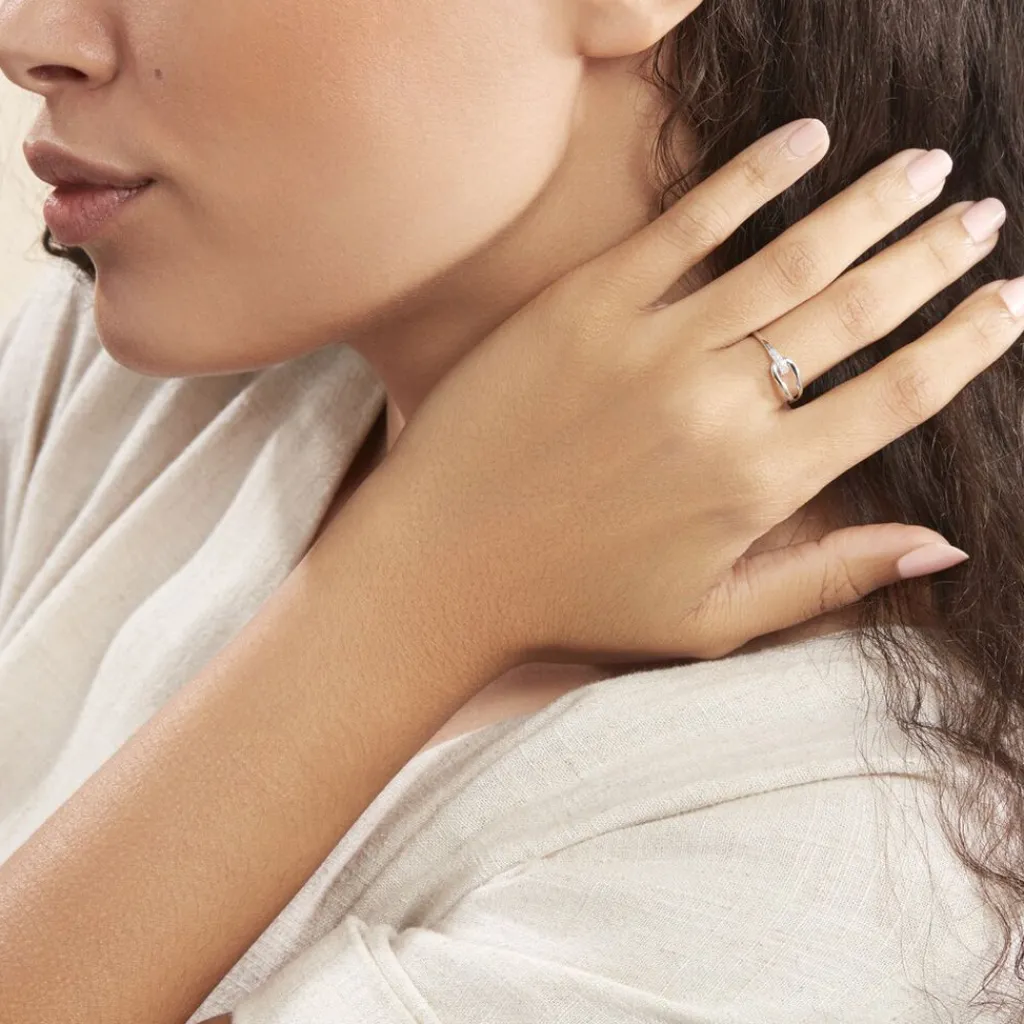 Histoire d'Or Bague Cyranna or blanc diamant New