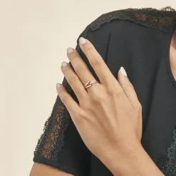 Histoire d'Or Bague Cyranna or jaune diamant Outlet